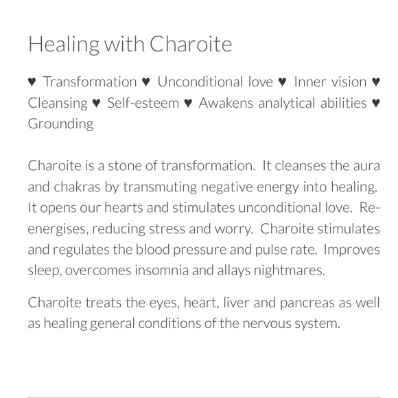 Charoite and Sterling Ring - Picture 6 of 6